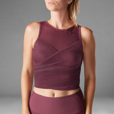 Fitness Mad Pleated Bra Tank