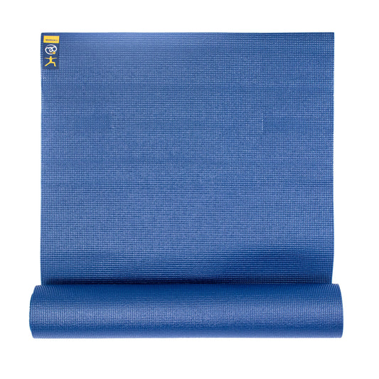 Warrior Yoga II Mat Dark Blue 4mm